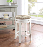 Office Star 26" Swivel Stool, 2-Pack [MET262] Office Star White Bar Stool MET262-WH