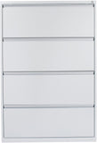 Office Star 4 Drawer Lateral File With Core-Removeable Lock & Adjustable Glides [LF4] Office Star