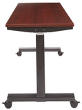 Office Star 5' Pneumatic Height Adjustable Table [HAT60253] Office Star Mahogany Laminate Top Adjustable Height Tables HAT60253-M