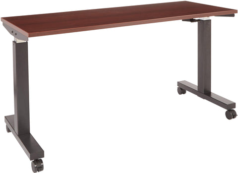 Office Star 5' Pneumatic Height Adjustable Table [HAT60253] Office Star Mahogany Laminate Top HAT60253-M