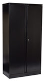 Office Star ST723618-B 72" High Storage Cabinet With 4 Adjustable Shelf, black