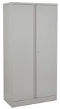 Office Star ST723618-G 72" High Storage Cabinet With 4 Adjustable Shelf, light grey