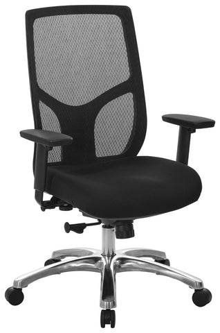 Office Star 99653-30 FreeFlex Coal Fabric, main view