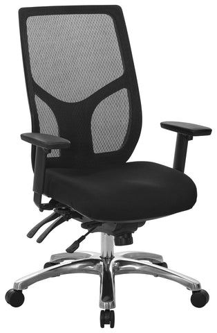 Office Star 99893-30 FreeFlex Coal Fabric, main view