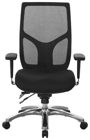 Office Star 99893-30 FreeFlex Coal Fabric, front view