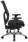 Office Star 99893-30 FreeFlex Coal Fabric, side view