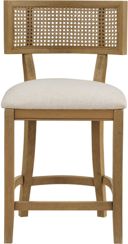 Office Star Alaina 26" Cane Back Counter Stool [ANA26] Office Star Linen ANA26-L32