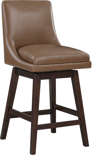 Office Star Allingham 26" Swivel Stool [ALH26] Office Star Molasses - Dark Walnut ALH26DW-PD23