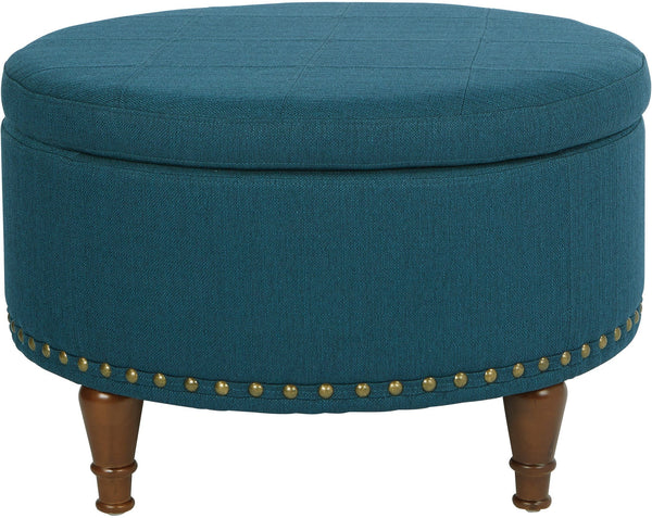 Office Star Alloway Storage Ottoman [ALL] Office Star Azure ALL-K14