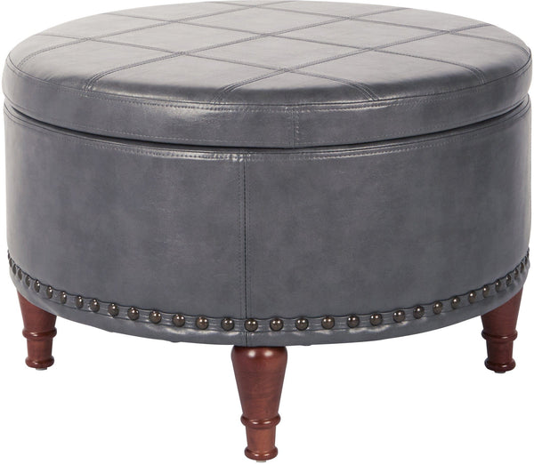 Office Star Alloway Storage Ottoman [ALL] Office Star Pewter ALL-PD26