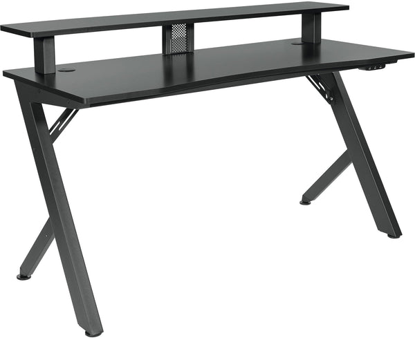 Office Star Area51 Battlestation Gaming Desk [ARE25] Office Star Black ARE25-BLK