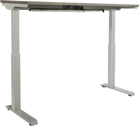 Office Star Ascend II Electric Height Adjustable Table [A222460SVS] Office Star 2 Stage 60" x 24" / Slate Grey Top and Silver Base A222460SVS