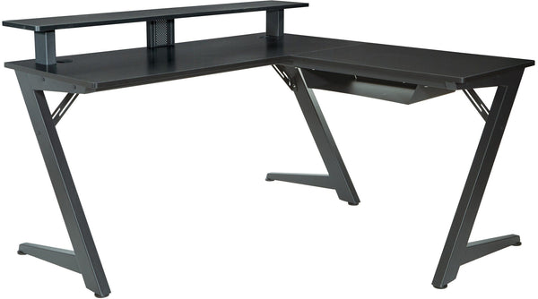 Office Star Avatar Battlestation Gaming Desk [AVA25] Office Star Black AVA25-BLK