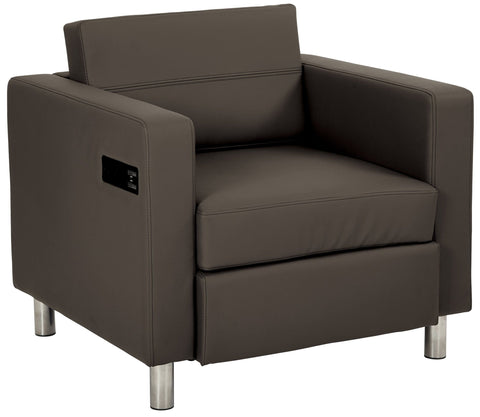 Office Star Ave Six Atlantic Chair Black [ATL51-R107] Office Star Dillon Graphite Vinyl R111 Arm Chairs ATL51-R111