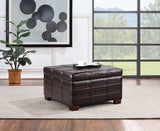Office Star Ave Six Detour Strap Ottoman Faux Leather [DTR3030S] Office Star Espresso Faux Leather Ottoman DTR3030S-E34