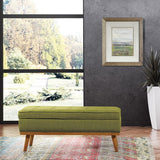 Office Star Ave Six Katheryn Storage Bench [KAT] Office Star Green Fabric Bench KAT-M17