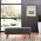 Office Star Ave Six Katheryn Storage Bench [KAT] Office Star Pewter Bench KAT-BD26