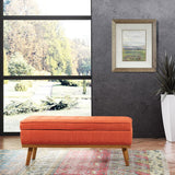 Office Star Ave Six Katheryn Storage Bench [KAT] Office Star Tangerine Bench