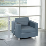 Office Star Ave Six Pacific Faux Leather Armchair [PAC51] Office Star Club Chair