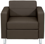 Office Star Ave Six Pacific Faux Leather Armchair [PAC51] Office Star Club Chair