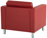 Office Star Ave Six Pacific Faux Leather Armchair [PAC51] Office Star Club Chair