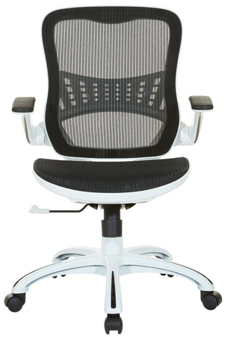 Office Star Ave Six Riley Office Chair [RLY26] Office Star Black Mesh Mesh Chair RLY26-BK