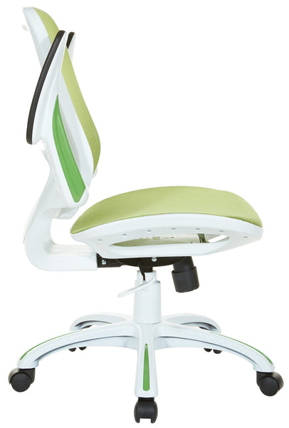 Office Star Ave Six Riley Office Chair [RLY26] Office Star Green Mesh Mesh Chair RLY26-GN
