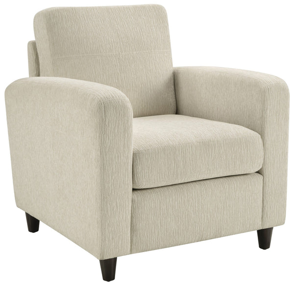 Office Star Ave Six Venus Club Chair [VNS51A] Office Star Cream Fabric Club Chair VNS51A-A115