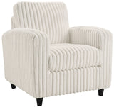 Office Star Ave Six Venus Club Chair [VNS51A] Office Star White Cord Fabric Club Chair VNS51A-F58