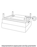 Office Star Ave Six Wall Street Ottoman Modular [WST51OP] Office Star Ottoman