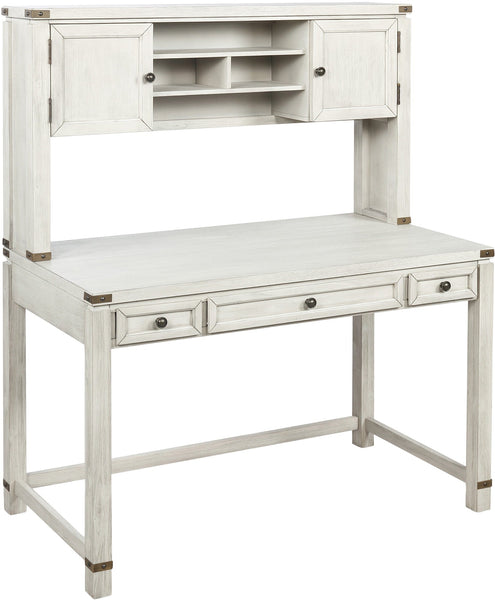 Office Star Baton Rouge Hutch and Desk [BTDH2937] Office Star Champagne Oak BTDH2937-CO