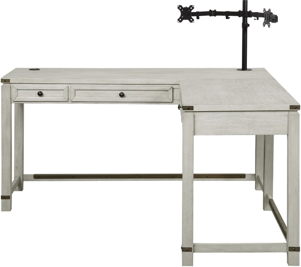 Office Star Baton Rouge L Shaped Desk with Monitor Mount [BTL2937DM