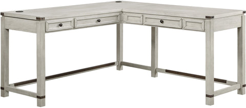 Office Star Baton Rouge L-Shape Desk [BTL2937] Office Star Champagne Oak BTL2937-CO