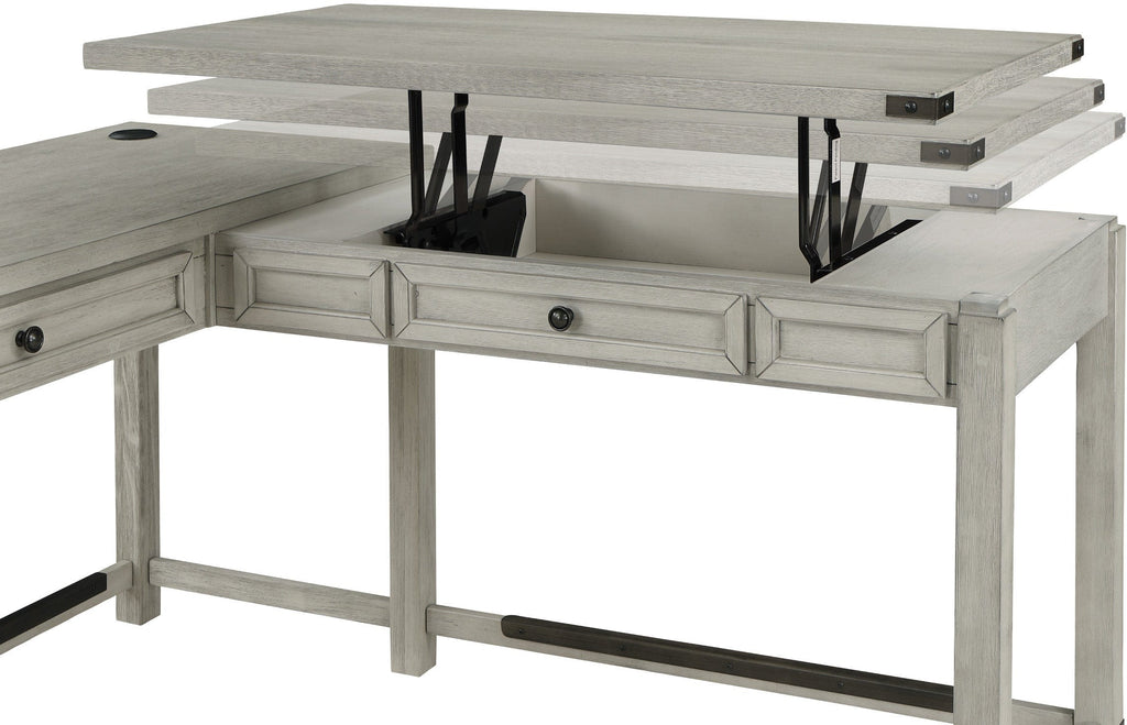 Office Star Baton Rouge LShaped SitStand Lift Desk [BTLL2937