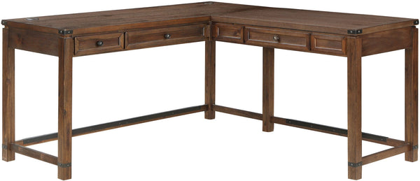 Office Star Baton Rouge L-Shaped Lift Desk [BTLL2937] Office Star Brushed Walnut BTLL2937-BR