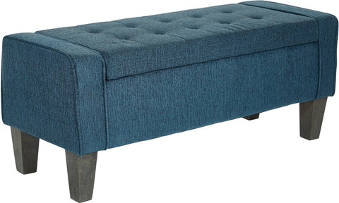 Office Star Baytown Storage Bench [SB562] Office Star Azure SB562-BY4