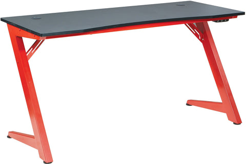 Office Star BET25-RD Beta Battlestation Gaming Desk, red