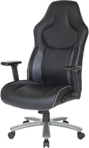 Office Star Big & Tall Gaming Chair [ECH92087BT] Office Star Grey Mesh ECH92087BT-2M
