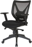 Office Star Black Screen Back Chair [EM98880] Office Star EM98880-F3