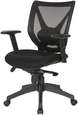 Office Star Black Screen Back Chair [EM98880] Office Star EM98880-F3