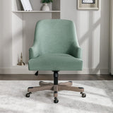 Office Star Bradwell Rustic Wood Base Office Chair [BWL] Office Star Mint Home Office Chair BWL-E15