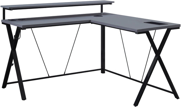 Office Star Checkpoint L Shape Gaming Desk [CKP5454GLD] Office Star CKP5454GLD