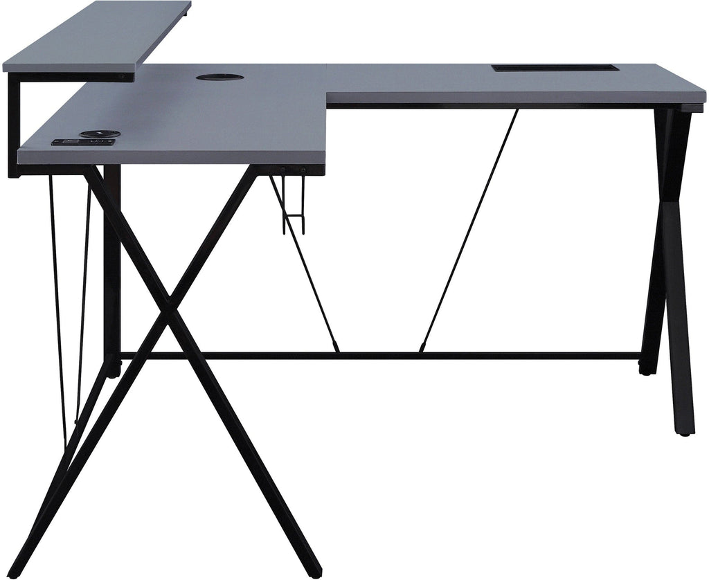 Office Star Checkpoint L Shape Gaming Desk [CKP5454GLD] – Office Chairs ...