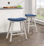 Office Star Coley 24" Saddle Stool, 2-Pack [CLY24] Office Star Dining Chair