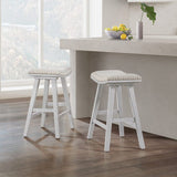 Office Star Coley 24" Saddle Stool, 2-Pack [CLY24] Office Star Dining Chair