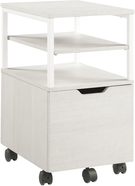 Office Star Contempo Mobile Cart [CNT15] Office Star White Oak CNT15-WK