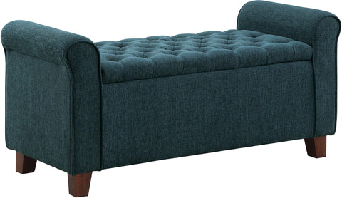 Office Star Crowder Storage Bench [CDR48] Office Star Azure CDR48-BY4