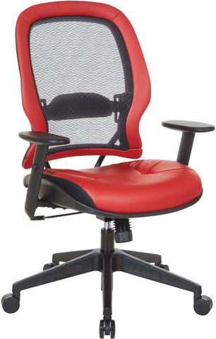 Office Star Dark Air Grid® Back Managers Chair [5790D] Office Star Dillon Lipstick 5790D-R100
