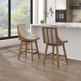 Office Star Darnel Faux Leather Counter Stool, 2-Pack [DNL2MK] Office Star Bar Stool