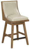 Office Star Darnel Faux Leather Counter Stool, 2-Pack [DNL2MK] Office Star Bar Stool